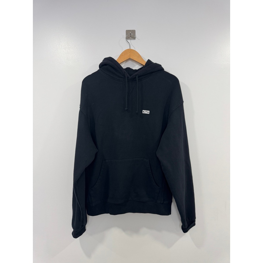 Kith Men Black Hoodie Winter Classics Box Logo KHM031536 Medium